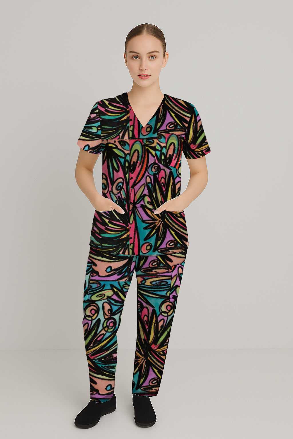 Women’s Scrub Set - Top and Pants -Debbie Jubrail