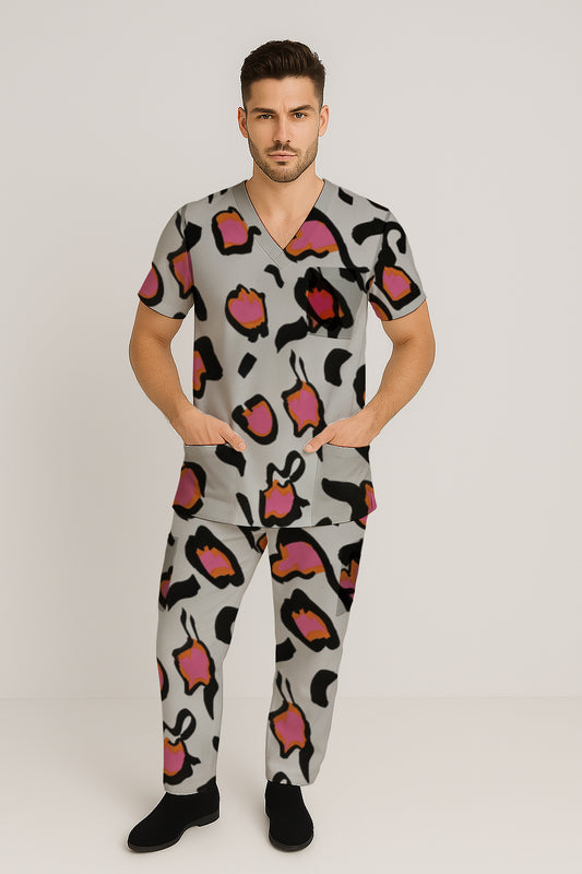 Men’s Scrub Set - Top and Pants -Debbie Jubrail