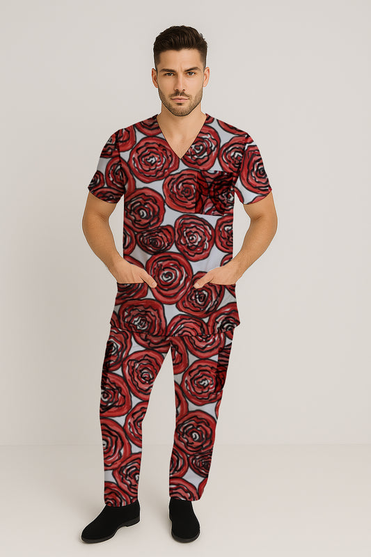 Men’s Scrub Set - Top and Pants -Debbie Jubrail