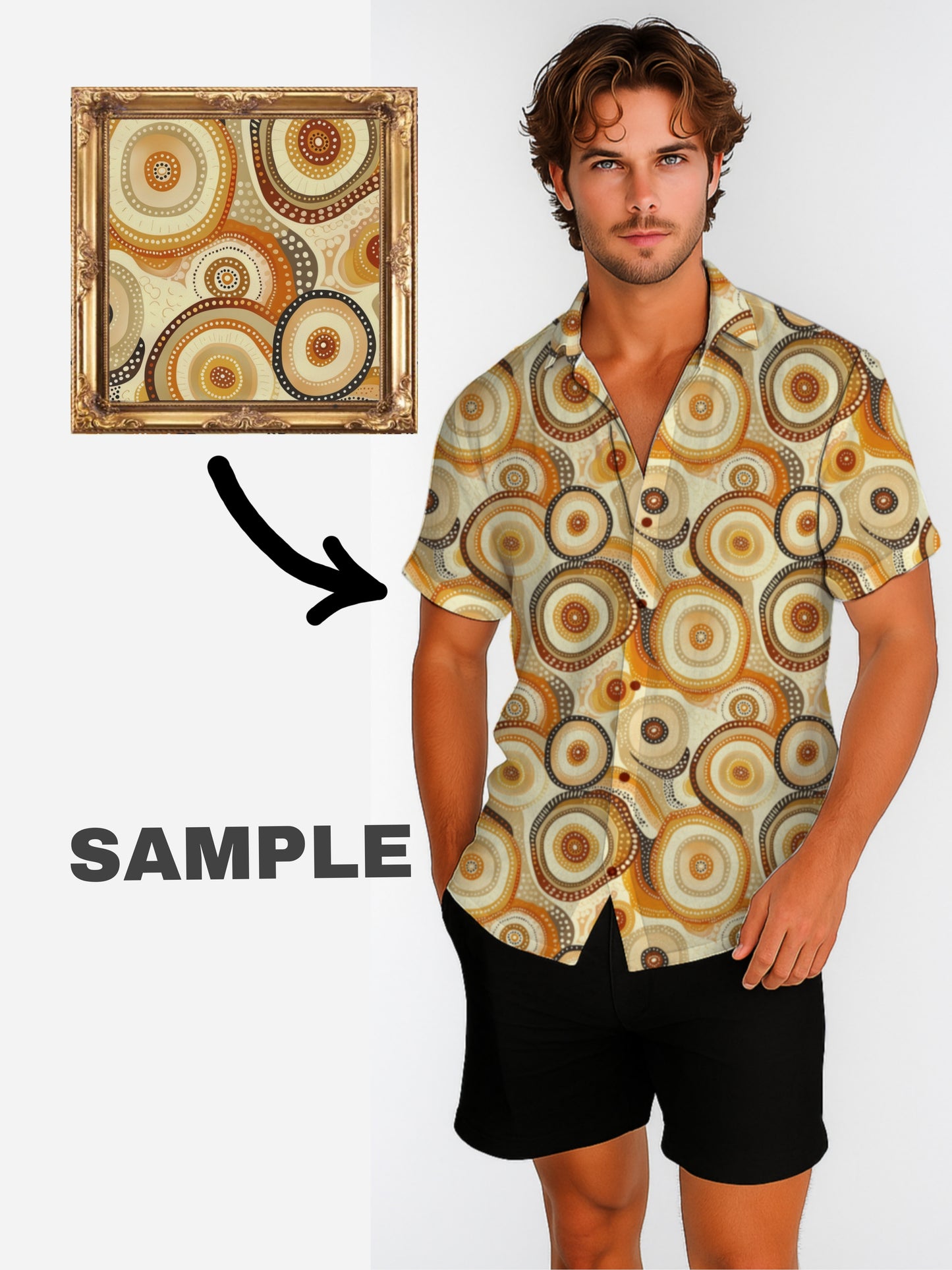 Your Painting Art On Short-Sleeve Shirt